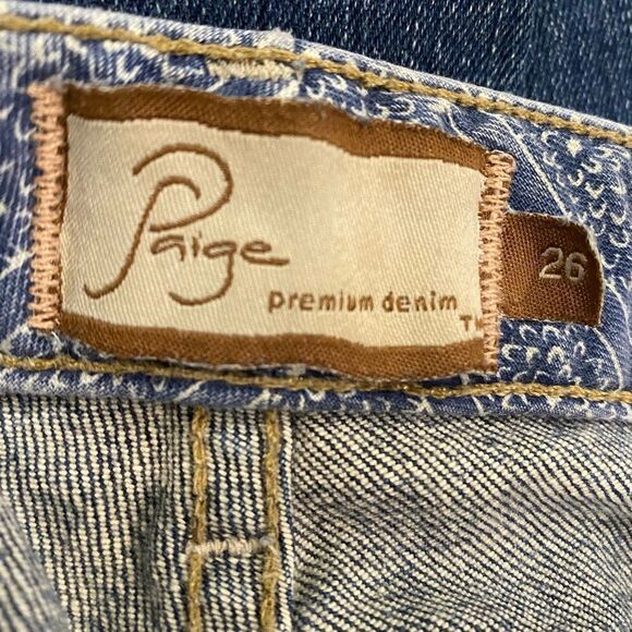 Paige Medium Wash Jean - Picture 5 of 5